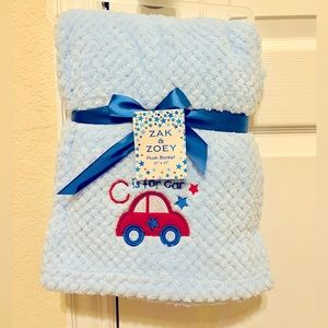 *SOLD* Zak & Zoey Blue Baby Blanket